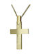 Herren Gold Kreuz 14K