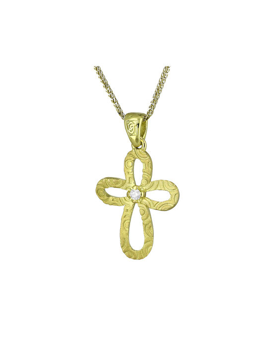 Women's Gold Cross 18K