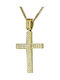 Damen Gold Kreuz 14K