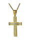 Damen Gold Kreuz 14K