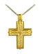 Herren Gold Kreuz 14K