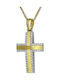 Damen Gold Kreuz 14K