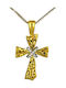 Damen Gold Kreuz 14K