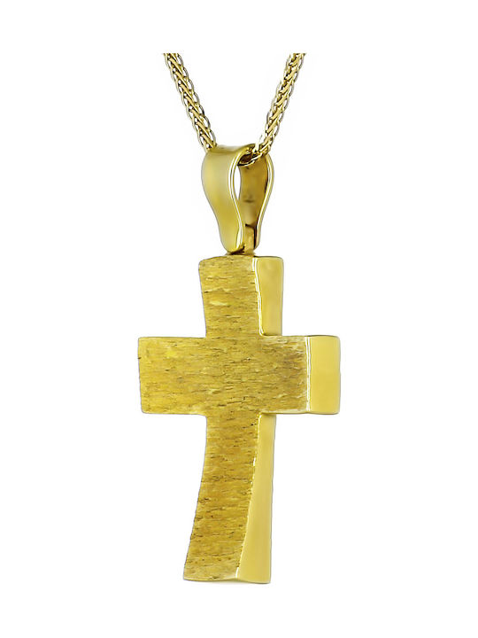 Men's Gold Cross 14K