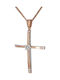 Rose Gold Cross 18K