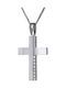 Women's White Gold Cross 14K