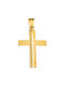 Herren Gold Kreuz 14K