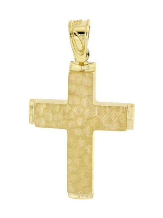 Damen Gold Kreuz 14K