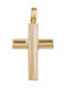 Herren Gold Kreuz 14K