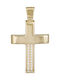 Damen Gold Kreuz 14K