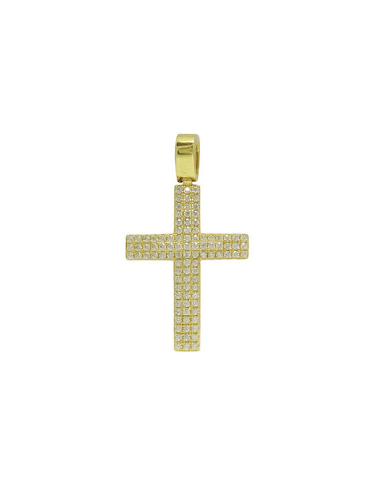 Femeiesc Aur Cruce 14K