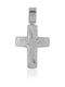 White Gold Cross 14K Vitopoulos