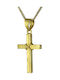 Men's Gold Cross 18K