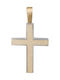 Herren Gold Kreuz 14K