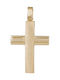 Herren Gold Kreuz 14K