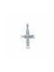 White Gold Cross 14K