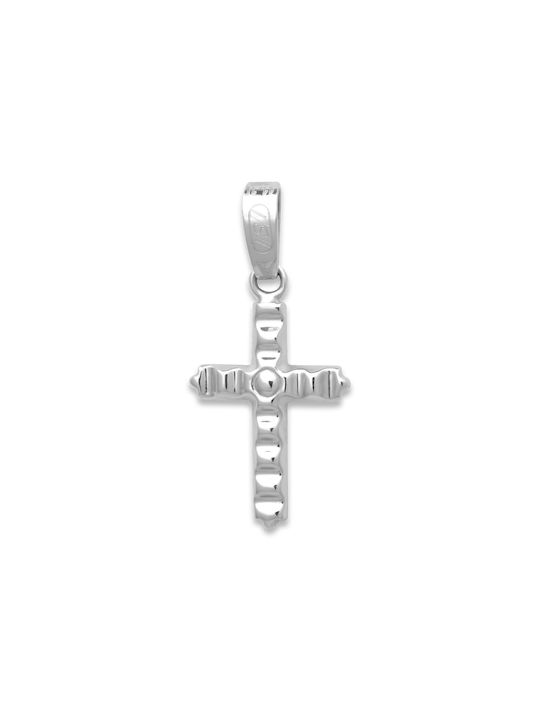 Women's White Gold Cross 14K