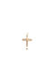 Mentzos Rose Gold Cross 14K