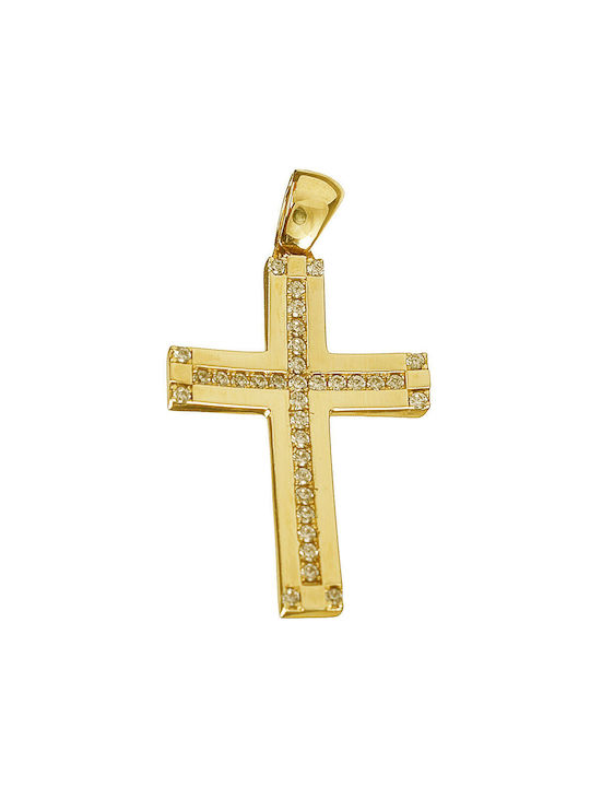 Gatsa Women's Gold Cross 14K