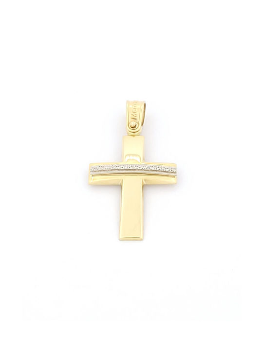 Kirkikosmima Men's Gold Cross 14K