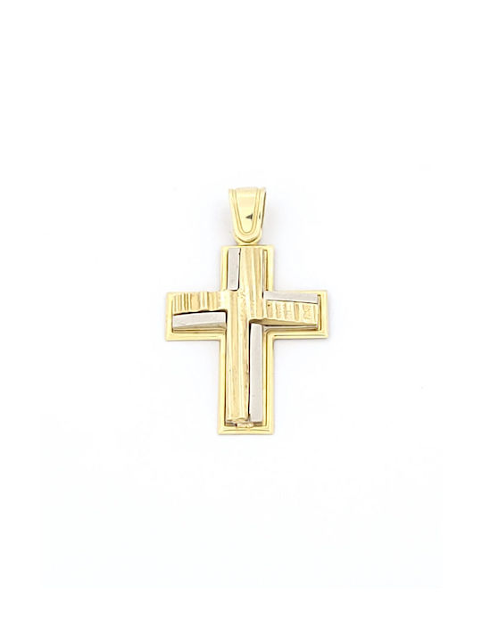 Kirkikosmima Herren Gold Kreuz 14K