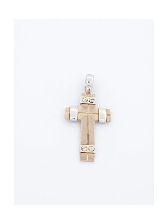 Kirkikosmima Herren Gold Kreuz 14K