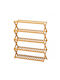 Schuhschrank aus Bambus 70x25x89cm