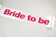 Kappa Decor Party Ribbon with Theme "Marriage" from Satin 472150/14