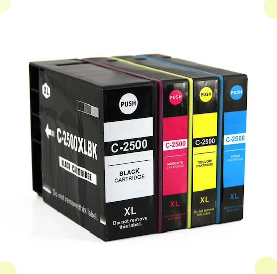 Πακέτο Συμβατών Μελανιών Εκτυπωτή InkJet Canon Πολλαπλό (Color) 4τμχ