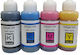 Πλήρες σετ χύμα μελανιού Εκτυπωτή InkJet HP 50ml Πολλαπλό (Color) / Μαύρο