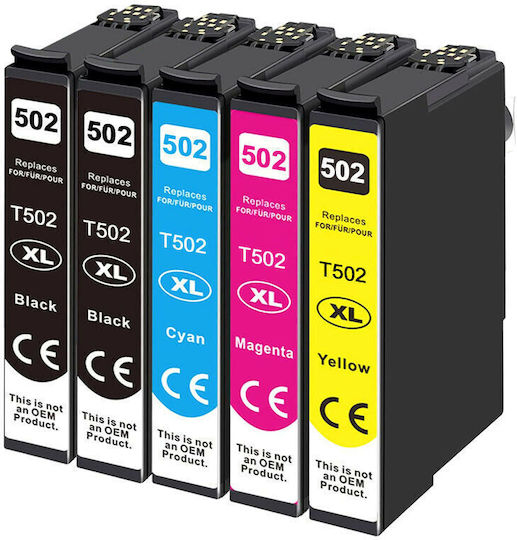 Kompatibles Tintenstrahldrucker-Tintenpatronen-Paket Epson Multi (Farbe) / Schwarz 5Stück