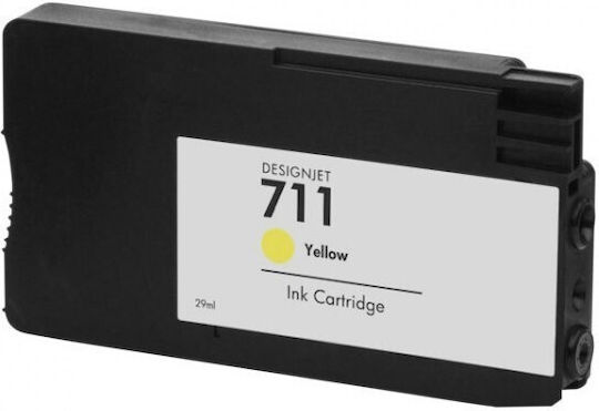 Premium No 711xl Cartuș de cerneală compatibil pentru imprimante InkJet HP 28ml Galben 1buc