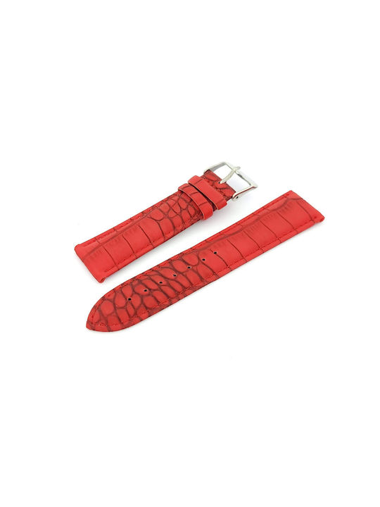 Leather Strap Red