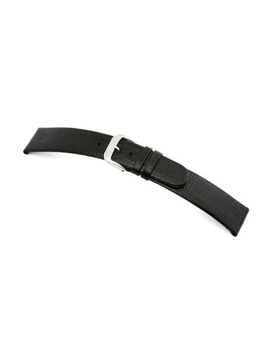 Rios Bolivia Leather Strap Black 16mm