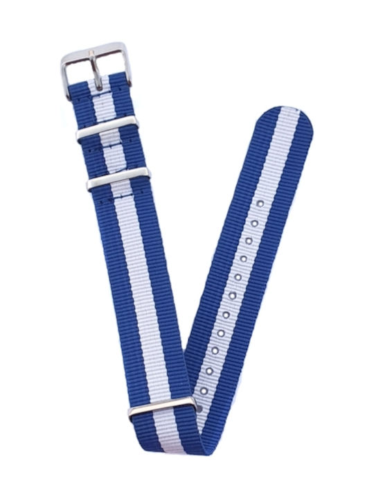 Fabric Strap Benzile Nato Blue 20mm