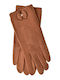 Women's Touch Gloves Brown