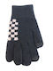Unisex Schwarz Gestrickt Handschuhe Berührung