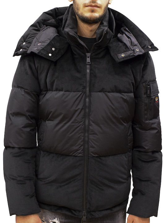 Geacă de iarnă puffer neagră
