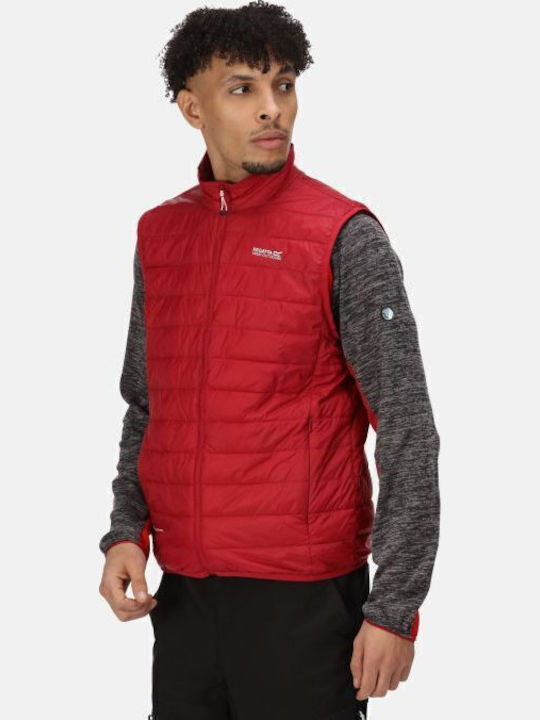 Hillpack Αμάνικο Μπουφάν Puffer Αδιάβροχο Dark Red