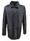 Leather Winter Jacket Black