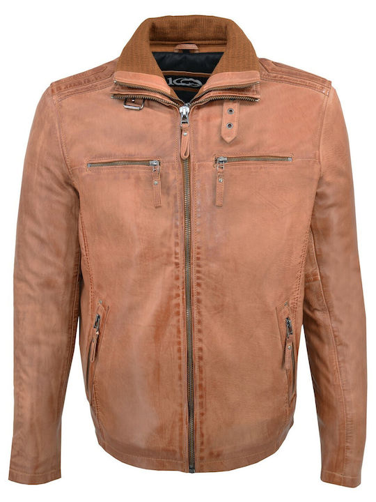 Dermatina 100 Leather Jacket Brown