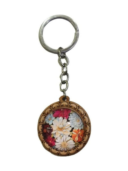 Keychain Lemn