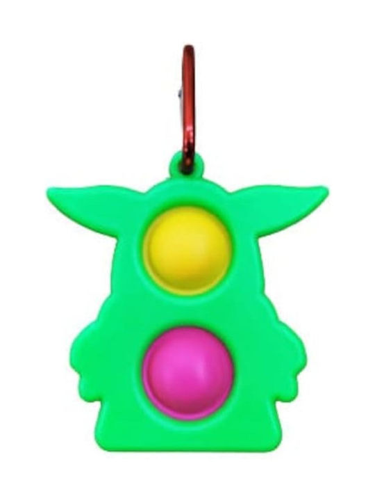 Keychain Dimple Toys Fidget Simple Verde