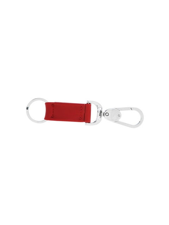 Keychain Leather Red