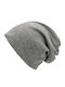 Beanie Unisex Σκούφος Πλεκτός σε Γκρι χρώμα