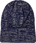 Brims and Trims Beanie Beanie Knitted in Blue c...