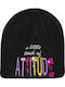 Beanie Γυναικείος Σκούφος Πλεκτός σε Μαύρο χρώμα