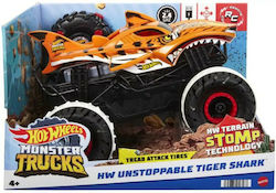 Hot Wheels Monster Trucks Unstoppable Tiger Shark Remote-controlled Toy