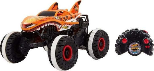 Hot Wheels Monster Trucks Unstoppable Tiger Shark Радиоуправляемо Автомобил Оранжев