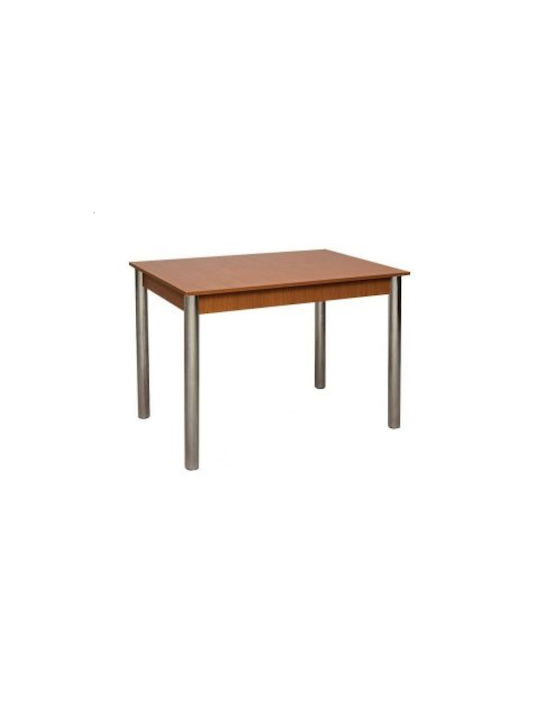 Tisch Küche Holz mit Metallgestell 110x70x74cm